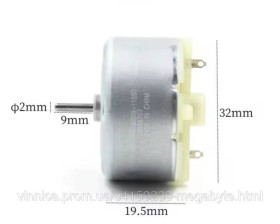 Двигуни, сервоприводи Двигатели, Сервоприводы ^/--/^ DC Motor Двигун RF-500 /--/ TB-11660 DC 6 /--/ V-18 /--/ V D /--/ 32 /--/ mm L /--/ 10.5 /--/ mm ^_^^^ DC Motor Двигатель RF-500 /--/ TB-11660 DC 6 /--/ V-18 /--/ V D /--/ 32 /--/ mm L /--/ 10.5 /--/ mm - фото фото фото