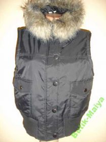Жилети Жилеты ^/--/^ Жилетка с капюшоном  ( DENIM co) 48-50 МАДРИД ^_^^^ Жилетка з капюшоном (DENIM co) 48-50 МАДРИД - фото фото фото