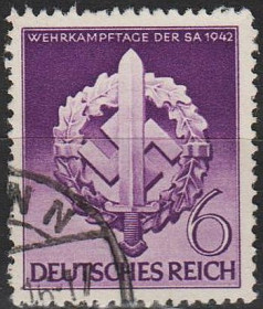 Третій Рейх (-) Третий Рейх (-) ^/--/^ 1942 - Рейх - Штурмовий загін Mi.818 _гаш ^_^^^ 1942 - Рейх - Штурмовый отряд Mi.818 _гаш - фото фото фото
