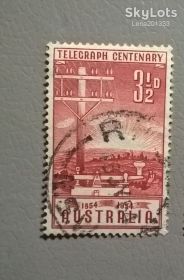 Марки Австралії та Океанії Марки Австралии и Океании ^/--/^ Австралия Связь Телеграф 1954 ^_^^^ Австралія Зв'язок Телеграф 1954 - фото фото фото