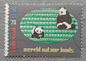 Фауна Фауна ^/--/^ Нидерланды 1984 г - Всемирный фонд дикой природы. Гигантская панда, гаш ^_^^^ 1984 — Всесвітній фонд дикої природи. Гігантська панда, гаш - фото фото фото