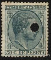 Іспанія Испания ^/--/^ Испания 1878 /--/ г. № 171 oder ^_^^^ Іспанія 1878 /--/ р. No 171 oder - фото фото фото