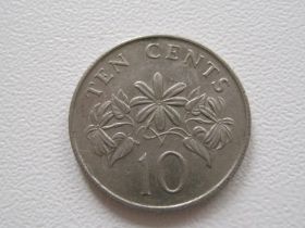 Сінгапур Сингапур ^/--/^ Сингапур 10 центов 1986 года #16203 ^_^^^ Сінгапур 10 центів 1986 року #16203 - фото фото фото