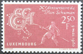 Інше Другое ^/--/^ Люксембург Декларация Шумана 1960 ^_^^^ Люксембург Декларація Шумана 1960 - фото фото фото