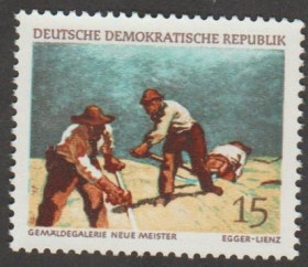 НДР, ФРН ГДР, ФРГ ^/--/^ Германия Німеччина ГДР 1968 живопись ^_^^^ Германия ГДР 1968 живопись - фото фото фото