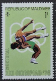 Інше Другое ^/--/^ Мальдивы Спорт ОИ Монреаль 1976 ^_^^^ Мальдіви Спорт ОІ Монреаль 1976 - фото фото фото
