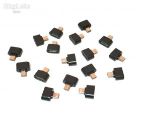 Кабелі Кабели ^/--/^ OTG переходник Plastic micro USB Black ^_^^^ Перехідник Plastic micro USB Black - фото фото фото