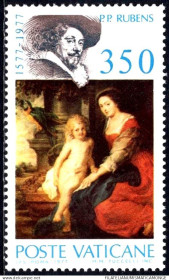Італія, Ватикан Италия, Ватикан ^/--/^ EU Ватикан  1949 г  MNH  - искусство - Рубенс ^_^^^ EU Ватикан 1949 MNH - мистецтво - фото фото фото
