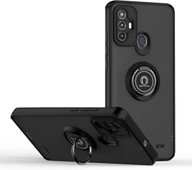 Чохли, бампера Чехлы, бампера ^/--/^ Чохол Fiji Colorframe для ZTE Blade A /--/ 52 матовий бампер з кільцем підставкою Black ^_^^^ Чехол Fiji Colorframe для ZTE Blade A /--/ 52 матовый бампер с кольцом подставкой Black - фото фото фото