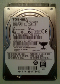 Жорсткі диски Жесткие диски ^/--/^ Ноутбучный жесткий диск SATA 2.5 Toshiba HD /--/ 2 /--/ L /--/ 01 MK /--/ 7575 /--/ GSX на 750 Гб ^_^^^ Ноутбучний жорсткий диск SATA 2.5 Toshiba HD /--/ 2 /--/ L /--/ 01 MK /--/ 7575 /--/ GSX на 750 Гб - фото фото фото
