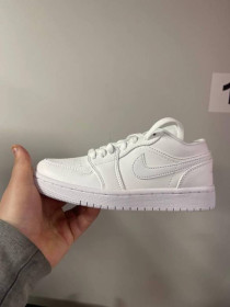 Кросівки Кроссовки ^/--/^ Nike Air Jordan Retro 1 Low Full White 36 - фото фото фото