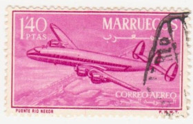 Марокко Марокко ^/--/^ Испанские колонии    ( Северное Марокко) 1956 г. № 10 гашеная ^_^^^ Іспанські колонії (Північне Марокко) 1956 р. No 10 гашена - фото фото фото