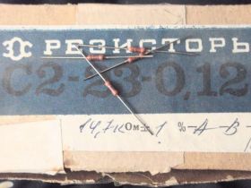 Резистори Резисторы ^/--/^ Резисторы прецизионные С /--/ 2-23-0,125 Вт 14,7 кОм 1% 10 /--/ шт - лот ^_^^^ Резистори прецизійні С /--/ 2-23-0,125 Вт 14,7 кОм 1% 10 /--/ шт - лот - фото фото фото