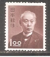 Японія Япония ^/--/^ Япония 1951  Sc.510  (*) негаш. без клея ^_^^^ Японія 1951 Sc.510 (*) без клею - фото фото фото