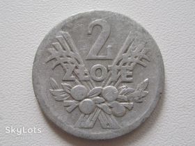 - року - года ^/--/^ Польша 2 злотых 1958 года #13842 ^_^^^ Польща 2 злотих 1958 року #13842 - фото фото фото