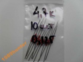 Резистори Резисторы ^/--/^ Резисторы 4,7 /--/ К 0,125 Вт (10 /--/ шт.) ^_^^^ Резистори 4,7 /--/ К 0,125 Вт (10 /--/ шт.) - фото фото фото