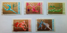 СРСР - СССР - ^/--/^ СССР 1968 Летние Олимпийские игры, Мексика, гашеные ^_^^^ СРСР 1968 Літні Олімпійські ігри, Мексика, гашені - фото фото фото