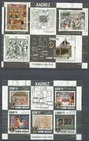 Гвінея-Бісау Гвинея-Бисау ^/--/^ Гвинея-Бисау 2010 шахматы живопись  Клббл ^_^^^ Гвінея-Бісау 2010 шахи живопис Клббл - фото фото фото