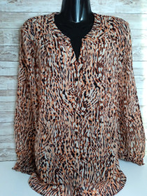 Блузки, сорочки Блузки, рубашки ^/--/^ Леопардова коричнева блуза Together Fashion розмір l - xl ^_^^^ Леопардовая коричневая блуза Together Fashion размер l - xl - фото фото фото