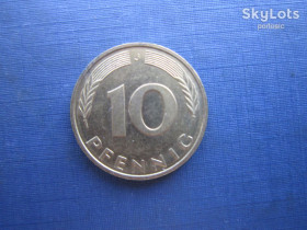 НДР, ФРН ГДР, ФРГ ^/--/^ Монета 10 пфенігів Німеччина ФРН 1995 J ^_^^^ Монета 10 пфеннигов Германия ФРГ 1995 J - фото фото фото