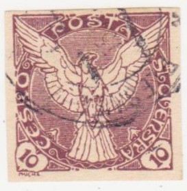 Чехословаччина Чехословакия ^/--/^ Чехословакия 1919 г №  19 гашеная ^_^^^ Чехословаччина 1919 р. No 19 гашена - фото фото фото