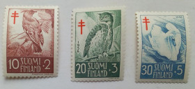 Скандинавія Скандинавия ^/--/^ Финляндия 1956 Птицы, фауна, MNH ^_^^^ Фінляндія 1956 Птахи, фауна, MNH - фото фото фото