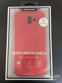 Чохли, бампера Чехлы, бампера ^/--/^ Чехол накладка Nillkin Super Frosted shield для Samsung  J /--/ 6 Plus J /--/ 610 red ^_^^^ Nillkin Super Frosted shield для Samsung J /--/ 6 Plus J /--/ 610 red - фото фото фото