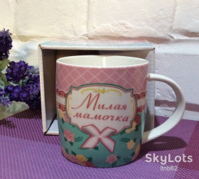 Чашки, кружки Чашки, кружки ^/--/^ Кружка 380 /--/ мл Мама в коробке BonaDi 577-512 ^_^^^ Гурт 380 /--/ мл Мама в коробці BonaDi 577-512 - фото фото фото