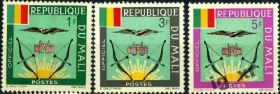 Малі Мали ^/--/^ Мали. Служебные марки** 1964 г. ^_^^^ Малі. Службові марки** 1964 р. - фото фото фото