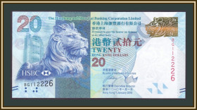 Інші Другие ^/--/^ Гонконг 20 долларов 2010 P-212  (212 /--/ a) UNC ^_^^^ Гонконг 20 доларів 2010 P-212 (212 /--/ a) UNC - фото фото фото