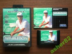 Диски з відеоіграми Диски с видеоиграми ^/--/^ Игра на Sega Mega Drive &amp;quot;Wimbledon&amp;quot;      (PAL) ^_^^^ Гра на Sega Mega Drive &amp;quot;Wimbledon &amp;quot; (PAL) - фото фото фото