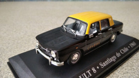 : Закордонні : Зарубежные ^/--/^ RENAULT 8  Taxi Santiago 1965       IXO-Altaya    M /--/ 1:43    Оплата лота при отримані. ^_^^^ RENAULT 8 Taxi Santiago 1965 IXO-Altaya M /--/ 1:43 - фото фото фото