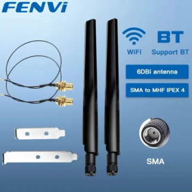 Інше Другое ^/--/^ Антены wifi m /--/ 2 sx /--/ 6 /--/ dbi AX /--/ 210 NGFF M.2 Wi-Fi карта ^_^^^ Антени wifi m /--/ 2 sx /--/ 6 /--/ dbi AX /--/ 210 NGFF M.2 Wi-Fi карта - фото фото фото