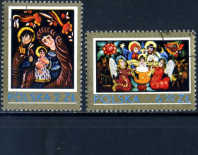 Мистецтво Искусство ^/--/^ Польша. Рождество  (серия) 1980 г. ^_^^^ Польща. Різдво (1980) - фото фото фото