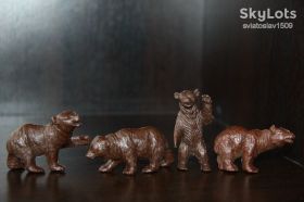 Фігурки, солдатики Фигурки, солдатики ^/--/^ медведи животные   (Domplast) ФРГ набор ^_^^^ ведмеді тварини (Domplast) ФРН - фото фото фото