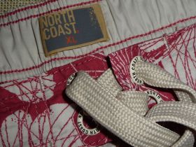 Шорти Шорты ^/--/^ ШОРТЫ пляжные "M&amp;S - NORTH COAST" р-XXL пояс 100-112 /--/ см. ОРИГИНАЛ. ^_^^^ Шорти пляжні "M&amp;S - NORTH COAST" р-XXL пояс 100-112 /--/ см. Оригінал. - фото фото фото