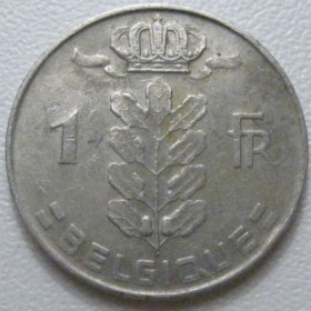 Бельгія Бельгия ^/--/^ Бельгія 1 франк 1973 року Belgique 42646 ^_^^^ Бельгия 1 франк 1973 года Belgique 42646 - фото фото фото