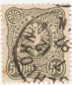 Німецька імперія (-) Германская империя (-) ^/--/^ Германия    ( империя) 1875 г. №  36 а гашеная ^_^^^ Німеччина (імперія) 1875 р. No 36 а гашена - фото фото фото