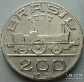 Бразилія Бразилия ^/--/^ Бразилия 200 рейсов 1937  2 ^_^^^ Бразилія 200 рейсів 1937 2 - фото фото фото