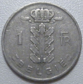 Бельгія Бельгия ^/--/^ Бельгія 1 франк 1951 року Belgie 42532 ^_^^^ Бельгия 1 франк 1951 года Belgie 42532 - фото фото фото