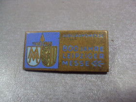 Пам'ятні і ювілейні Памятные и юбилейные ^/--/^ знак гдр 800 JANRE LEIPZIGER MESSE 800 лет лейпцигской выставке 1165-1965  №447 ^_^^^ 800 JANRE LEIPZIGER MESSE 800 років лейпцігській виставці 1165-1965 No 447 - фото фото фото