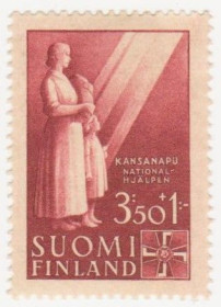 Скандинавія Скандинавия ^/--/^ Финляндия 1943 г. № 283 * ^_^^^ Фінляндія 1943 р. No 283* - фото фото фото