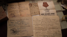 СРСР СССР ^/--/^ Наградные документы орден Славы 2 и 3 степени на одного и др ^_^^^ Нагородні документи орден Слави 2 і 3 ступеня на одного та ін - фото фото фото