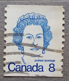 Північна Америка Северная Америка ^/--/^ Канада 1973 г - Королева Елизавета II, гаш ^_^^^ Канада 1973 — Королева Єлизавета II, гаш - фото фото фото