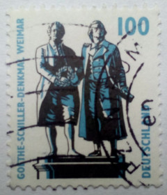 НДР, ФРН ГДР, ФРГ ^/--/^ Германия 1997 Памятники, архитектура, 100 /--/ Pfg, гашеная ^_^^^ Німеччина 1997 Пам'ятники, архітектура, 100 /--/ Pfg, гашена - фото фото фото
