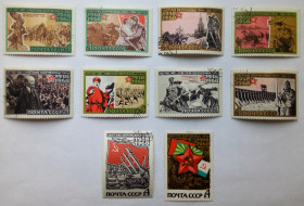 СРСР - СССР - ^/--/^ СССР 1968 Советские вооруженные силы, гашеные ^_^^^ СРСР 1968 Радянські збройні сили, гашені - фото фото фото