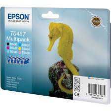 Картриджі Картриджи ^/--/^ Набор картриджей Epson T /--/ 0487   (C /--/ 13 /--/ T /--/ 04874010) ^_^^^ Набір картриджів Epson T /--/ 0487 (C /--/ 13 /--/ T /--/ 04874010) - фото фото фото