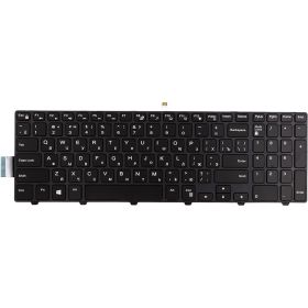 Клавіатури Клавиатуры ^/--/^ Клавиатура для ноутбука DELL Inspiron 15 3000 черная, черный фрейм, подсветка ^_^^^ Клавіатура для ноутбука DELL Inspiron 15 3000 чорна, чорний фрейм, підсвічування - фото фото фото