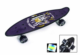 Дитячі ролики та скейти Детские ролики и скейты ^/--/^ Penny Board С Ручкой &amp;quot;Street King&amp;quot; Светящиеся колеса (1475645295) ^_^^^ Penny Board З Ручкою &amp;quot;Street King &amp;quot; Світні колеса (1475645295) - фото фото фото