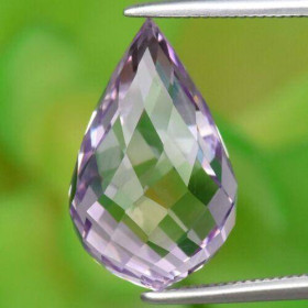 Аметист Аметист ^/--/^ Аметист бриолет 6.41 ct  14.5 x 9.0 x 9.0 mm ^_^^^ Аметист бріолет 6.41 ct 14.5 x 9.0 x 9.0 mm - фото фото фото